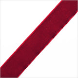 Red Stretch Velvet Ribbon - 0.875"