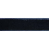 Stretch Velvet Ribbon Trim Made in Italy - 0.875" - Navy - Gislaine Collection