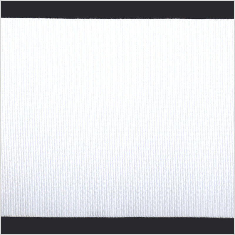 White Stretch Grosgrain - 4"