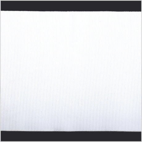 White Stretch Grosgrain - 4"