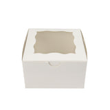O'Creme One Compartment Cupcake Box with Window, 4" x 4" x 2.5" H - Pack Of 25