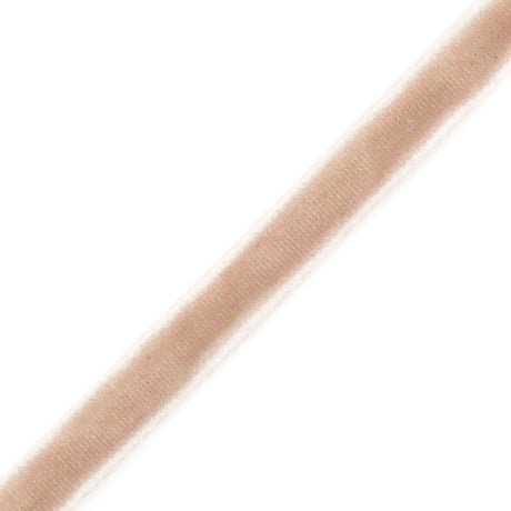 Beige Double Face Velvet Ribbon - 1/8"