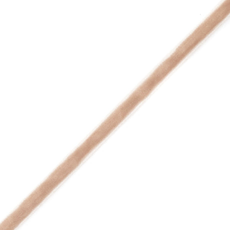 Beige Double Face Velvet Ribbon - 1/8"