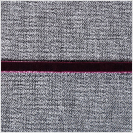 Plum Double Face Velvet Ribbon - 1/8"
