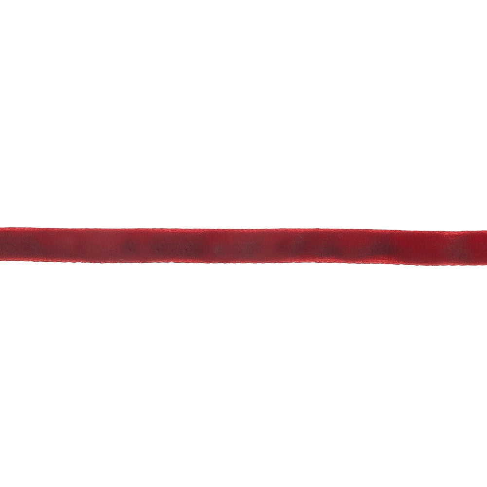 Red Double Face Velvet Ribbon - 1/8"