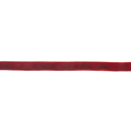Red Double Face Velvet Ribbon - 1/8"