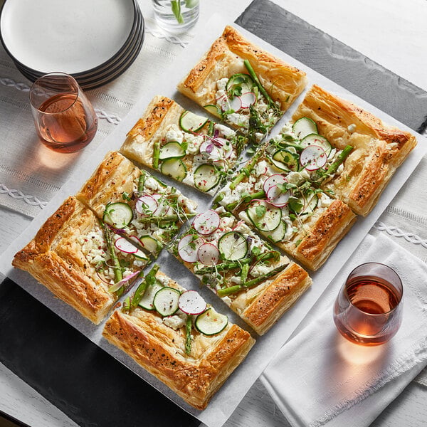 LeCoq Cuisine Puff Pastry Dough Sheet 16 1/2" x 12 1/2" - 16/Case