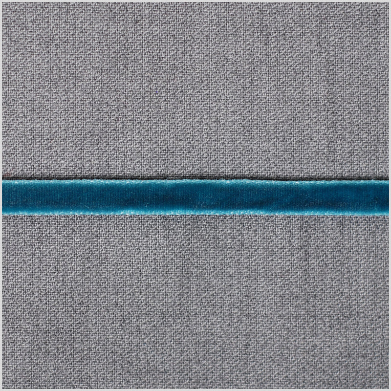 Turquoise Double Face Velvet Ribbon - 1/8"