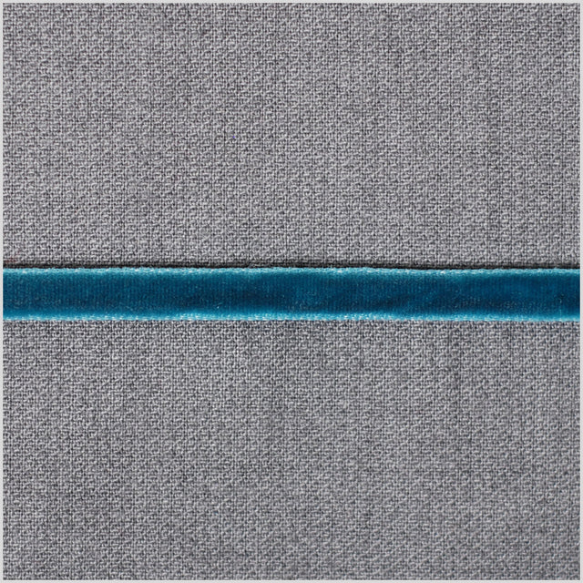 Turquoise Double Face Velvet Ribbon - 1/8"