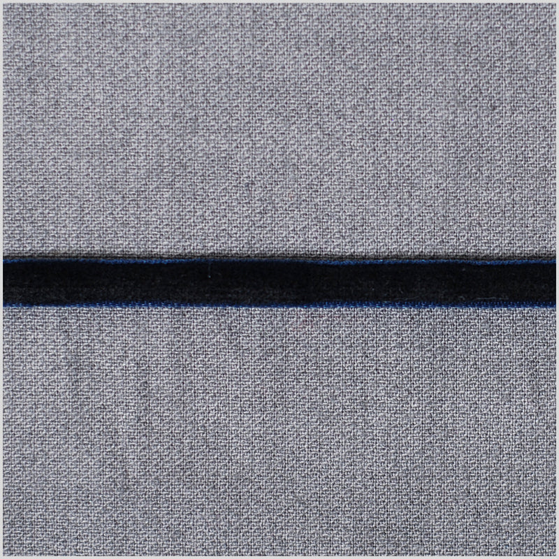 Navy Double Face Velvet Ribbon - 1/8"