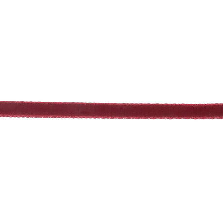 Burgundy Double Face Velvet Ribbon - 1/8"