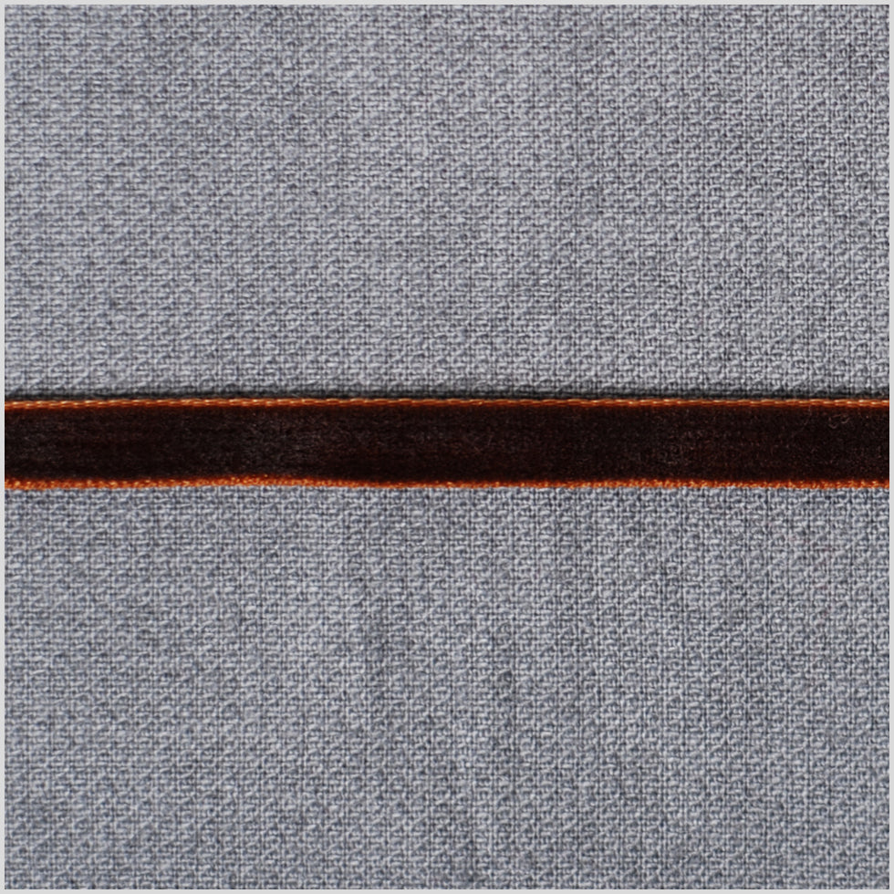 Brown Double Face Velvet Ribbon - 1/8"