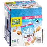 Silk Unsweetened Vanilla Almond Milk 32 fl. oz. - 6/Case