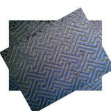 1 Yard Trident Cut Velvet Fabric