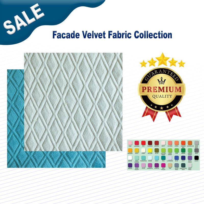 1 Yard Fortune Sophisticated Velvet Fabric