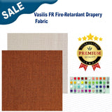 1 Yard Vasilis FR Fire-Retardant Drapery Fabric