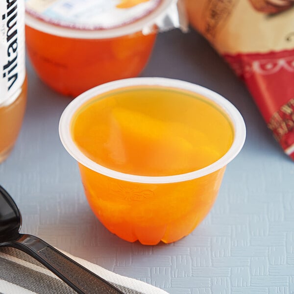 Dole Mandarin Oranges in Orange Flavored Gel 4.3 oz. Cup - 36/Case
