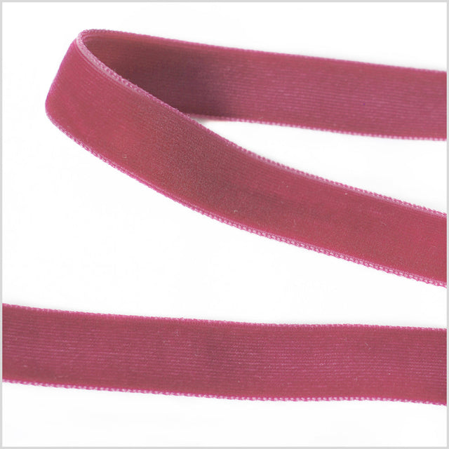 Double Faced Velvet Ribbon Made in Italy - 5/8" - Dusty Rose