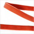 Double Faced Velvet Ribbon Made in Italy - 5/8" - Rust