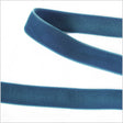 Double Faced Velvet Ribbon Made in Italy - 5/8" - Dusty Blue