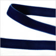 Double Faced Velvet Ribbon Made in Italy - 5/8" - Navy
