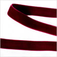 Double Faced Velvet Ribbon Made in Italy - 5/8" - Burgundy