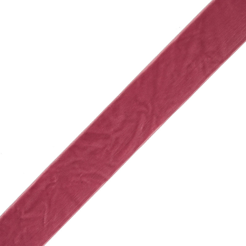 Double Faced Velvet Ribbon Made in Italy - 7/8" - Dusty Rose
