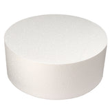 O'Creme Round Polystyrene Cake Dummy, 9" Diameter x 4" High