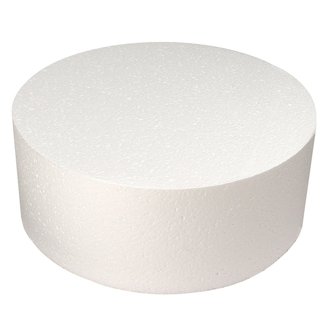 O'Creme Round Polystyrene Cake Dummy, 18" Diameter x 4" High