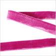 Double Faced Velvet Ribbon Made in Italy - 7/8" - Hot Pink