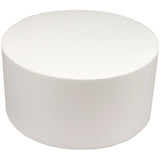 O'Creme Round Polystyrene Cake Dummy, 6" Diameter x 5" High