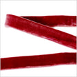 Double Faced Velvet Ribbon Made in Italy - 7/8" - Red