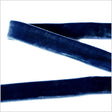 Double Faced Velvet Ribbon Made in Italy - 7/8" - Navy