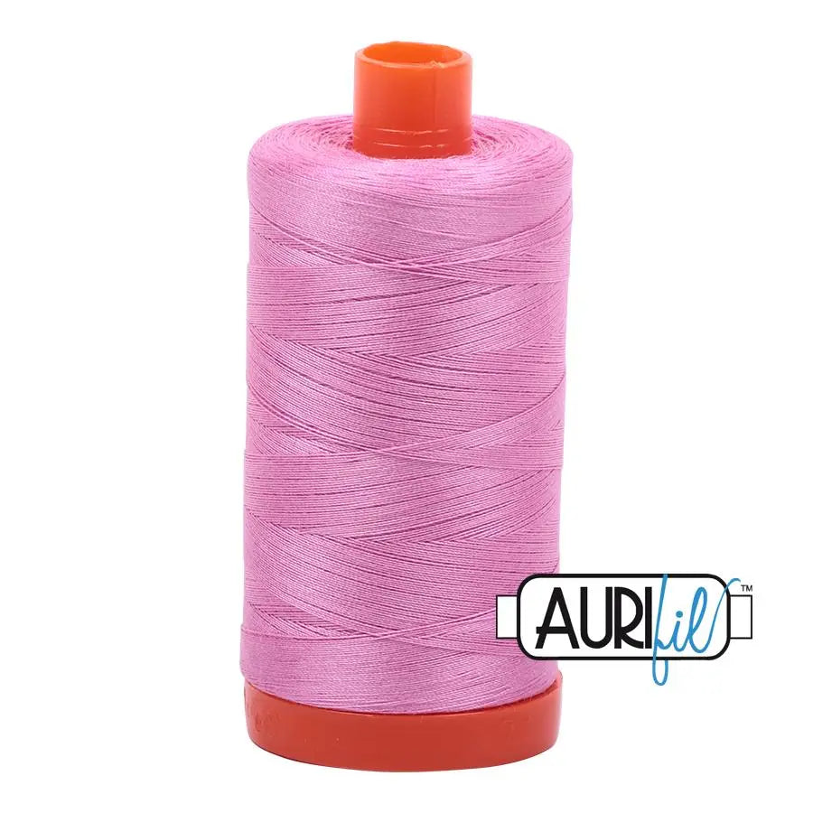 Cotton Thread Medium Orchid Aurifil 50wt Large Spool