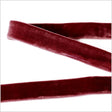 Double Faced Velvet Ribbon Made in Italy - 7/8" - Burgundy