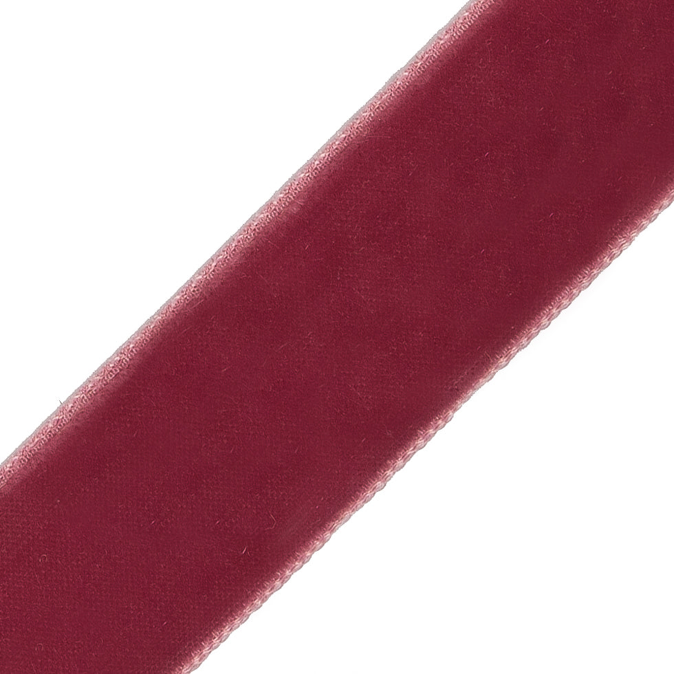Double Faced Velvet Ribbon Made in Italy - 1.5" - Dusty Rose