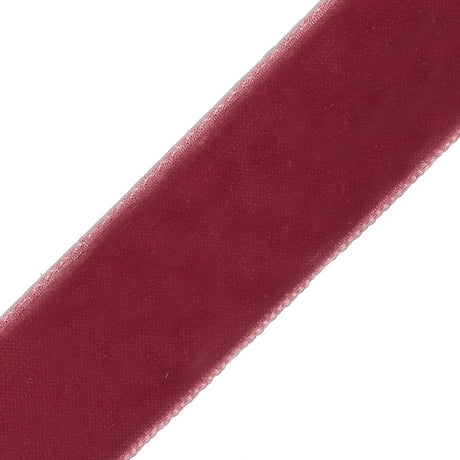 Double Faced Velvet Ribbon Made in Italy - 1.5" - Dusty Rose