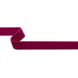 Double Faced Velvet Ribbon Made in Italy - 1.5" - Hot Pink