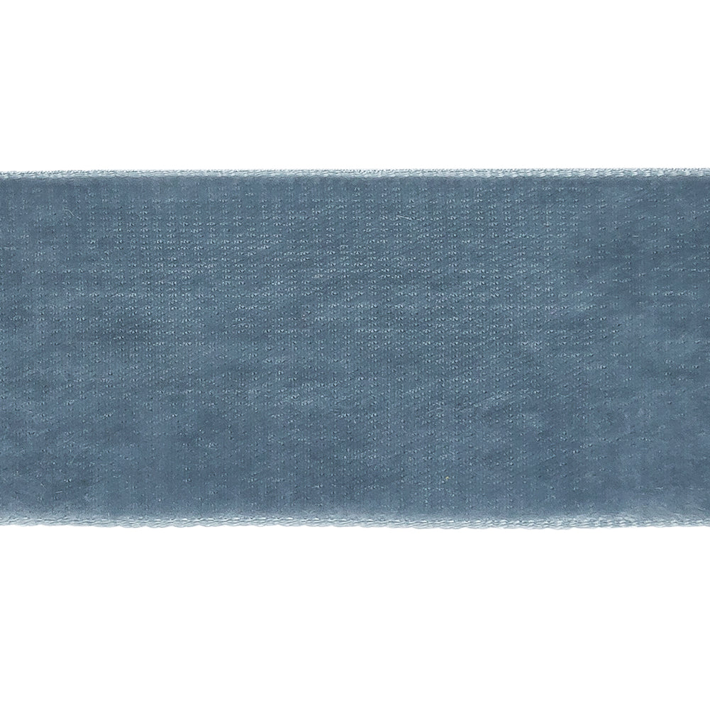 Double Faced Velvet Ribbon Made in Italy - 1.5" - Dusty Blue