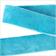 Double Faced Velvet Ribbon Made in Italy - 1.5" - Turquoise