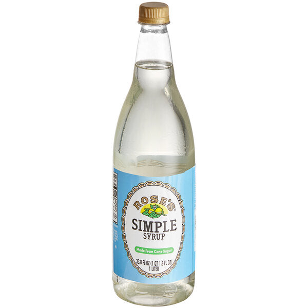 Rose's Simple Syrup 1 Liter - 12/Case
