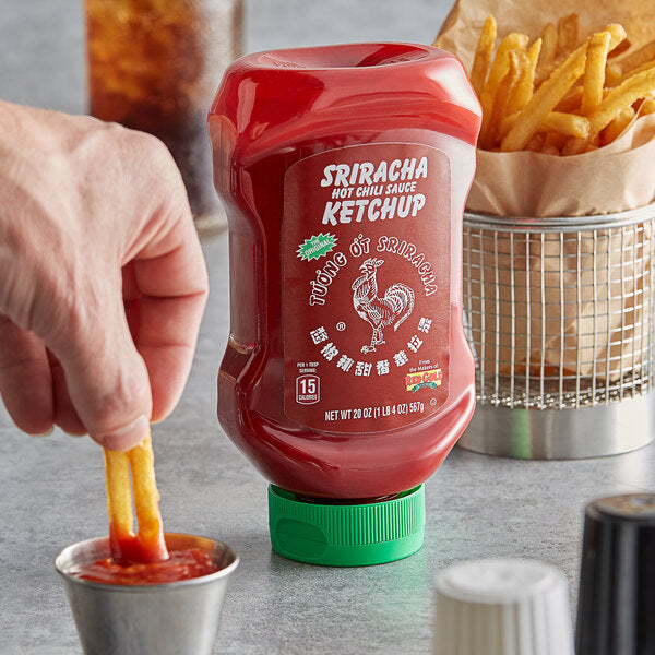 Huy Fong 20 oz. Sriracha Hot Chili Ketchup - 6/Case