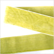 Double Faced Velvet Ribbon Made in Italy - 1.5" - Lime Green