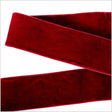 Double Faced Velvet Ribbon Made in Italy - 1.5" - Burgundy