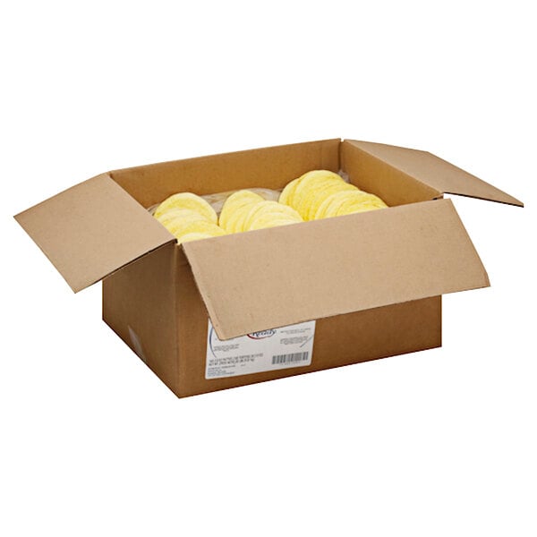 Papetti's 4 1/2" Round Fully Cooked Scrambled Egg Patty 2 oz. - 160/Case