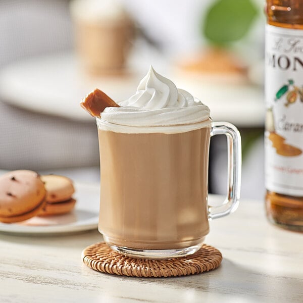 Monin Premium Caramel Flavoring Syrup - 750 mL