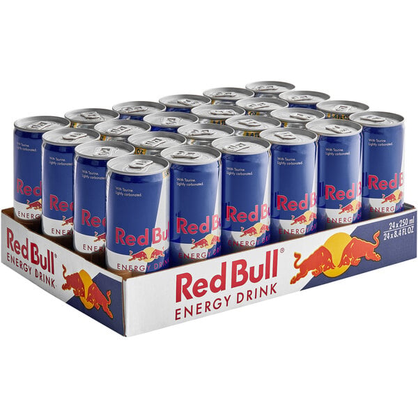 Red Bull Original Energy Drink 8.4 fl. oz. Can - 24/Case
