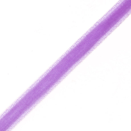 Single Faced Velvet Ribbon Made in Italy - 1/8" - Violet - Sabine Collection