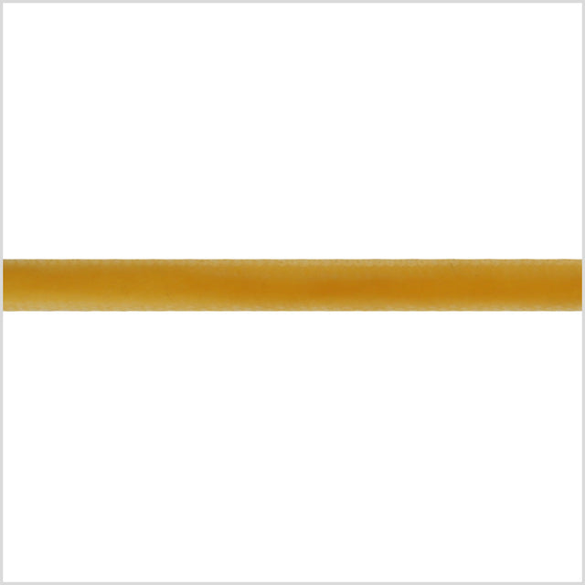 Single Faced Velvet Ribbon Made in Italy - 1/8" - Mustard - Sabine Collection