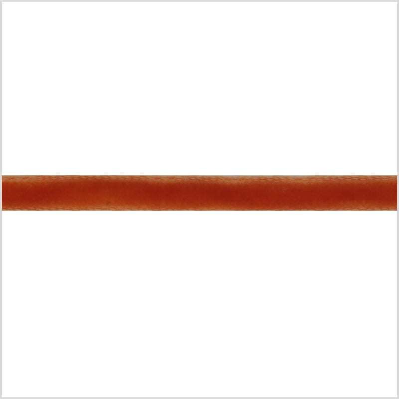 Single Faced Velvet Ribbon Made in Italy - 1/8" - Copper - Sabine Collection